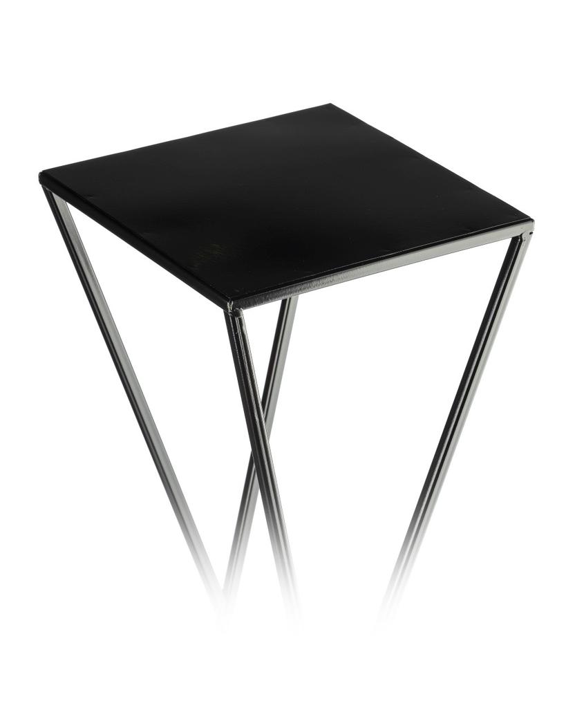 Kwietnik Nowoczesny Loft Czarny 100 Cm
