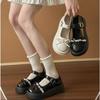 Fashion 2025Elegant Women Lolita Shoes Height Increasing Jane Shoes Spring French Style Thick Bottomed Stilettos Platform Shoes Women