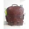 Рюкзак из натуральной кожи коричневый новый дорожная сумка для мужчин и женщин