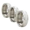 3pcs Metal Trumpet Valve Screw Silver Valve Button Screw  For Trumpet Repair