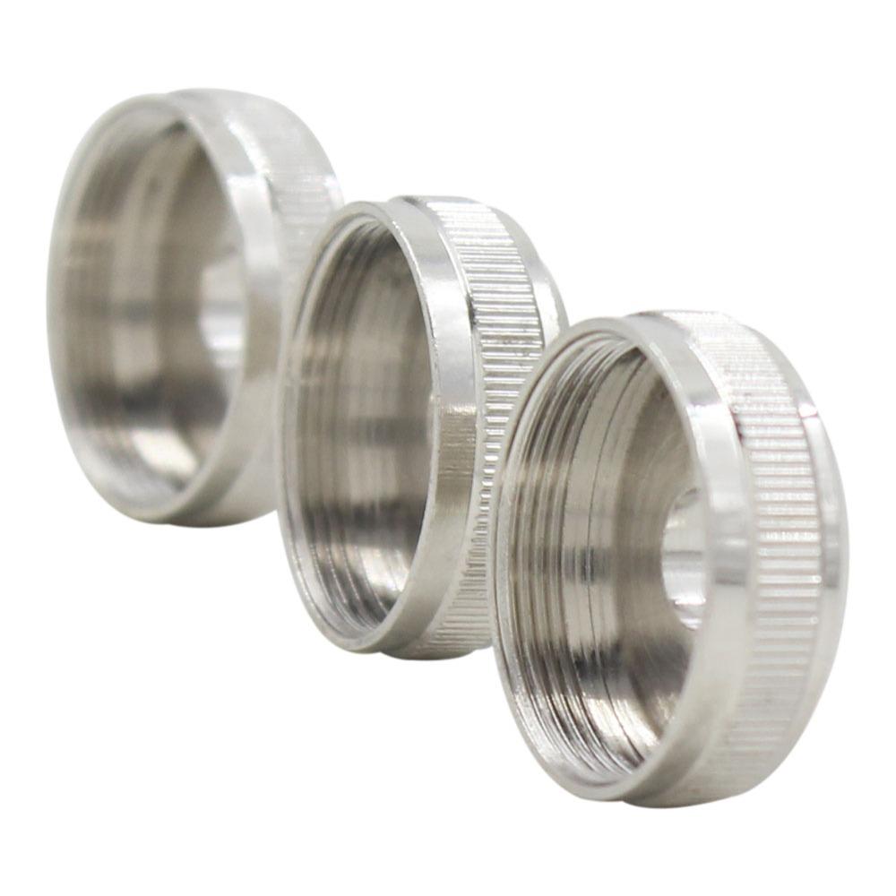 3pcs Metal Trumpet Valve Screw Silver Valve Button Screw  For Trumpet Repair