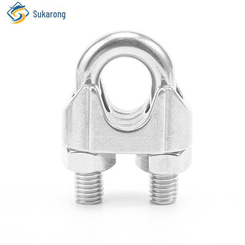 Sukalong 304 Stainless Steel Wire Rope U-Clips
