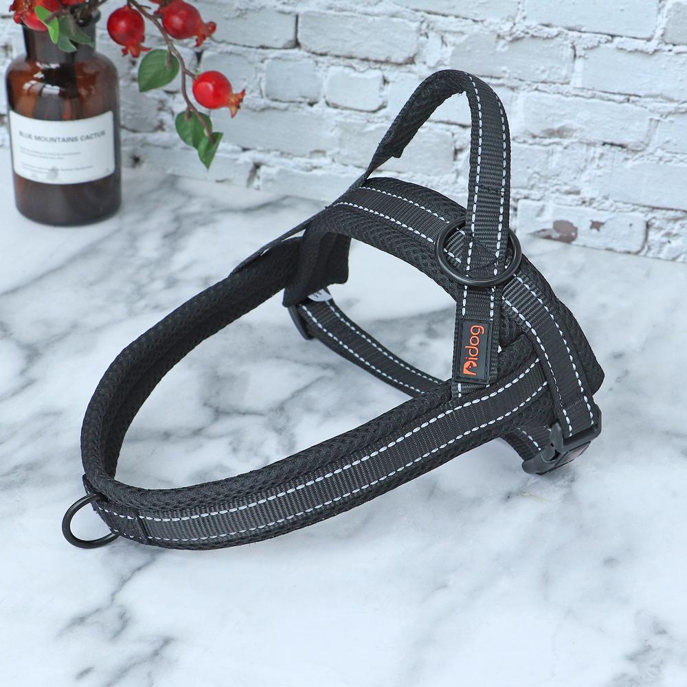 Reflective No Pull Dog Harness Breathable Padded Pet Walking Harness Puppy Nylon Vest for Small Medium Large Dogs Pug Pitbull