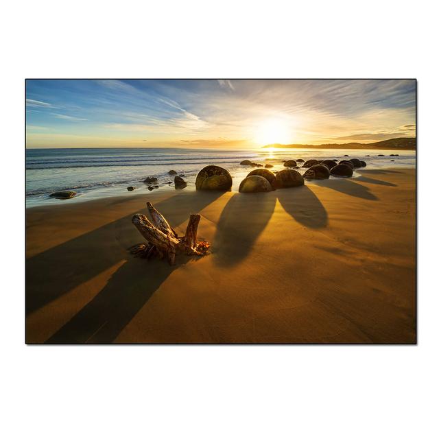 Восход солнца морской пейзаж пляж холст живопись современные постеры и принты Cuadros настенные художественные фотографии гостиная домашний декор без рамки без рамки