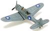 Bunker Studio US Navy Douglas Dauntless Dive Bomber Набор из 3 пластиковых деталей для модели BSTWS35205 1/350 SBD-3