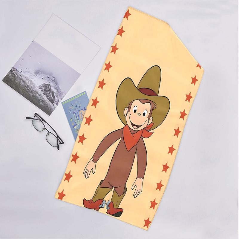 Curious George Fashion Beach Towel: Ideal for Summer Adventures Soft, absorbent and quick drying suitable for swimming and bathing