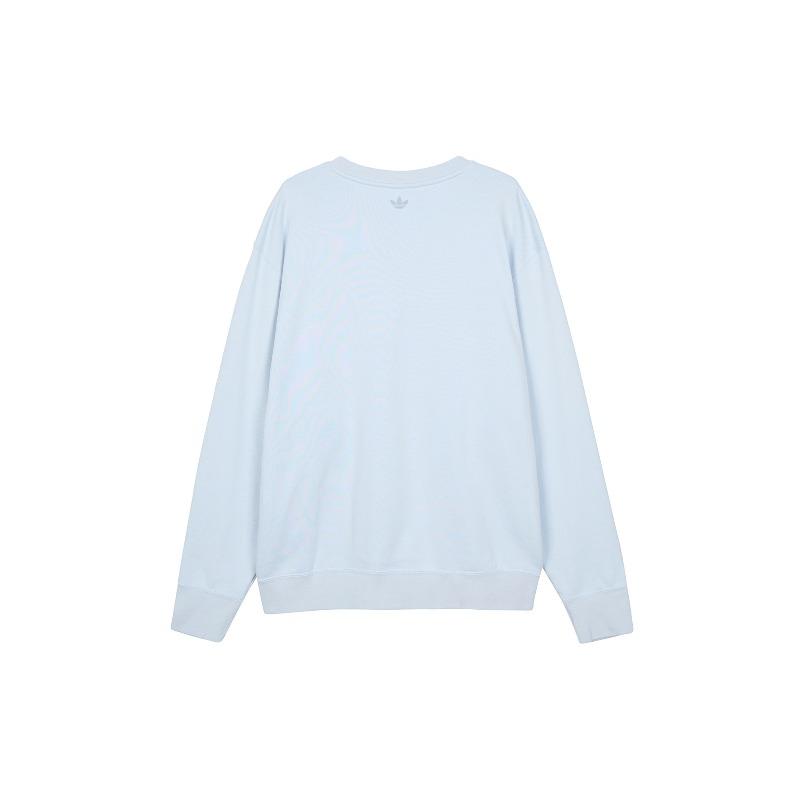 adidas Толстовка с длинными рукавами и круглым вырезом Originals X Melting Sadness, мужские топы синего цвета с логотипом HB6866