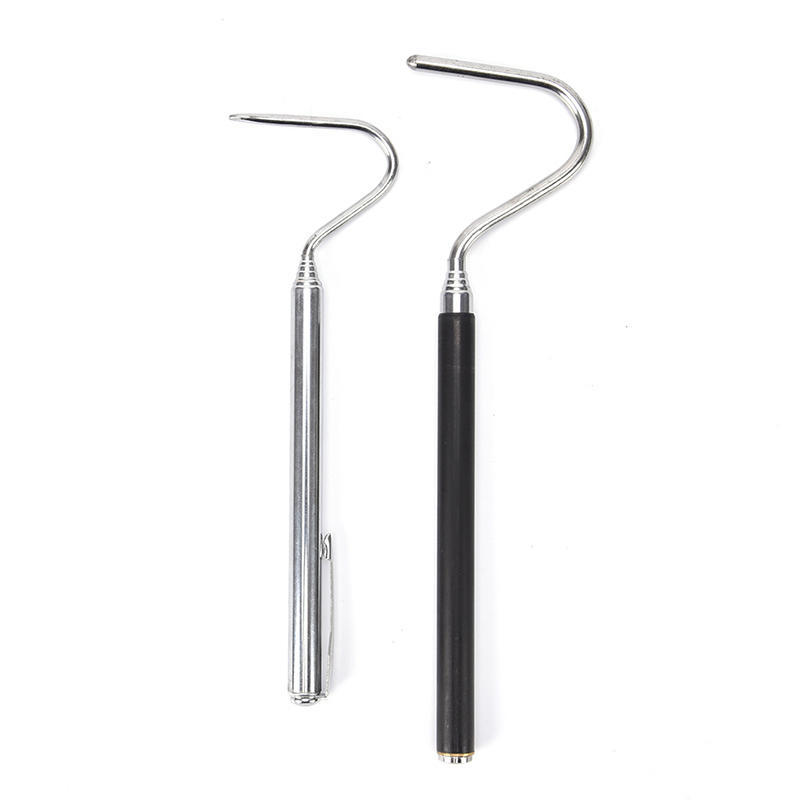 Штифтовый крючок Регулируемый телескопический крючок для захвата змей и рептилий из нержавеющей стали