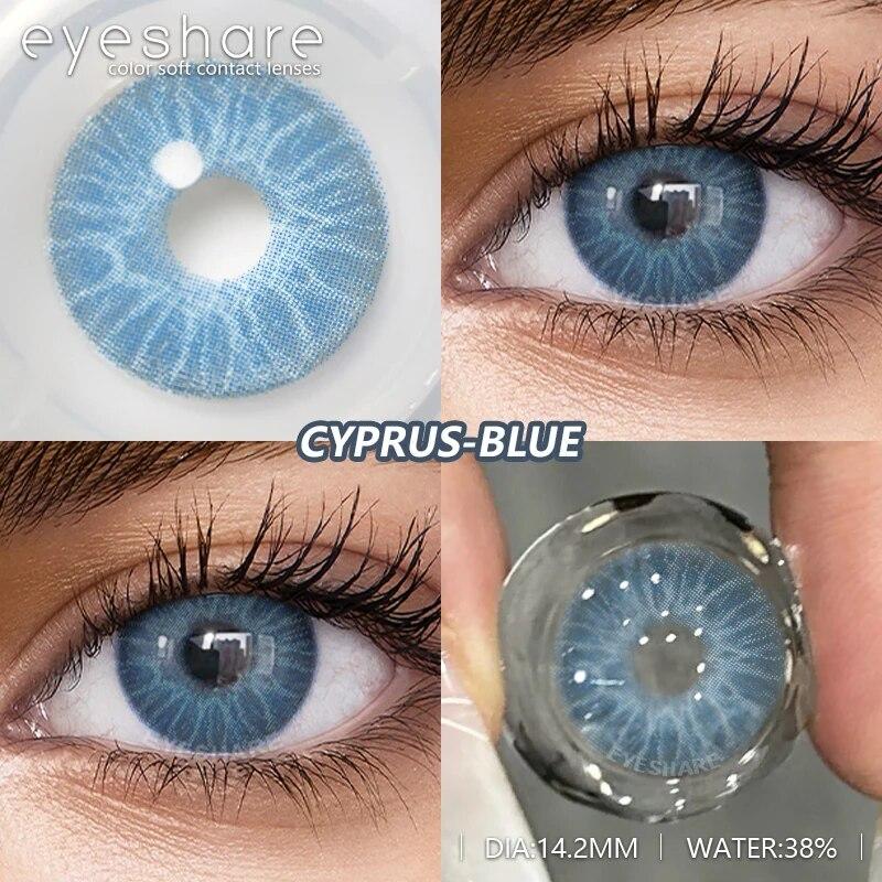 AMARA 1Pair Colored Contact Lenses for Eyes Brown Pupis Gray Eye Lenses Yearly Fashion Lenses Cosmetic Eye Contacts