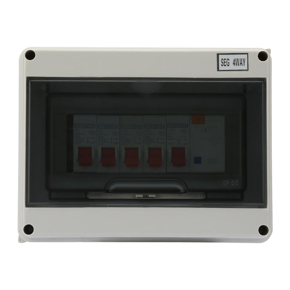 4-канальный гаражный караванный потребительский блок 63A 30mA RCD 4MCB 2*6A+20A+32A