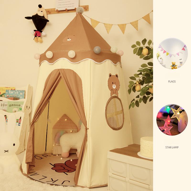 Children's Indoor Tent Treasure Game House Princess Castle Yurt House