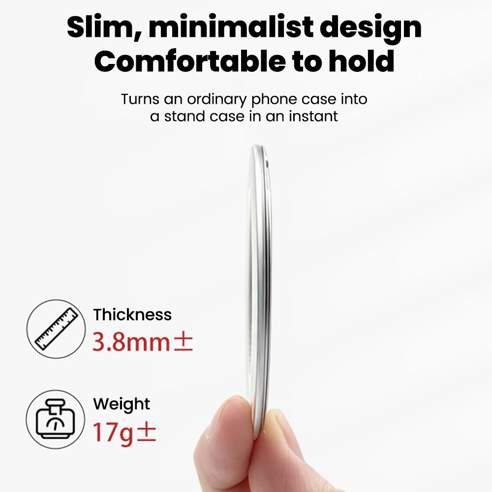 360° Rotation Magnetic Ring Phone Holder For iPhone DUO 18 17 16 15 Aluminium Alloy Magnetic Desktop Phone Stand for Magsafe