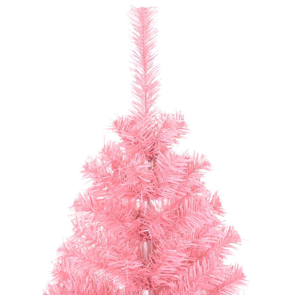 Artificial Pink Christmas Tree with Stand 150 cm PVC