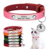Personalized Nameplate Cat Collar Safety Custom Cat Collars Necklace Free Engraved ID Name Tag For Puppy Kitten Cats Accessories