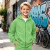Kids Zip-Up Hoodie Sports Sweatshirt Jacket for Boys and Girls Casual Outdoor Wear