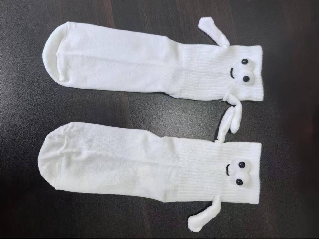 Holding Hands Magnetic Couple Socks - Cute Christmas Mid-Calf Socks