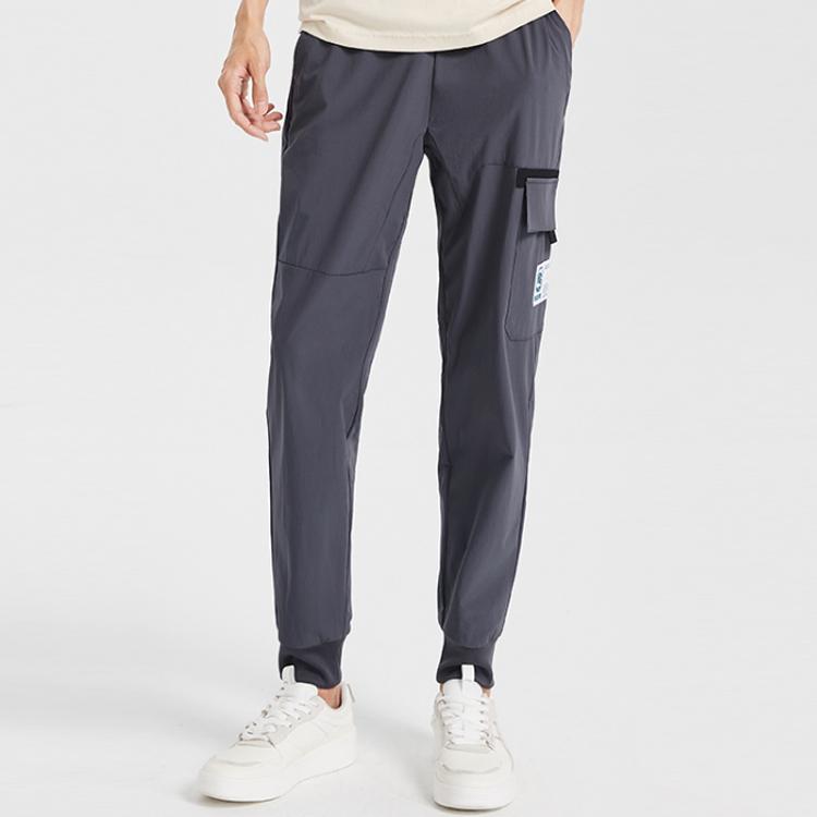 Спортивные брюки Li Ning мужские Эбеновый черный Средние AKXQ191-4