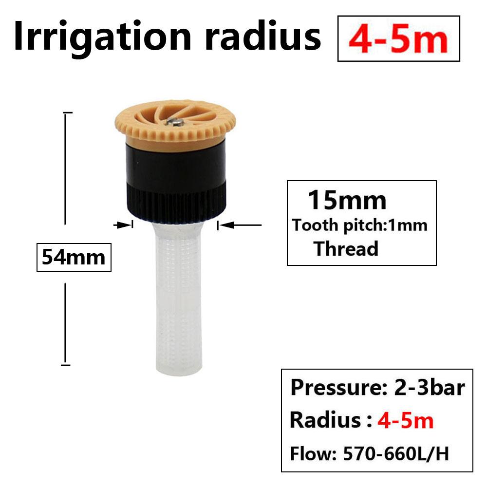 Irrigation Pop-up Sprinklers Replacement Scattering Nozzles 0~360 Degree Adjustable Garden Park Farm Grass Lawn Crops Watering