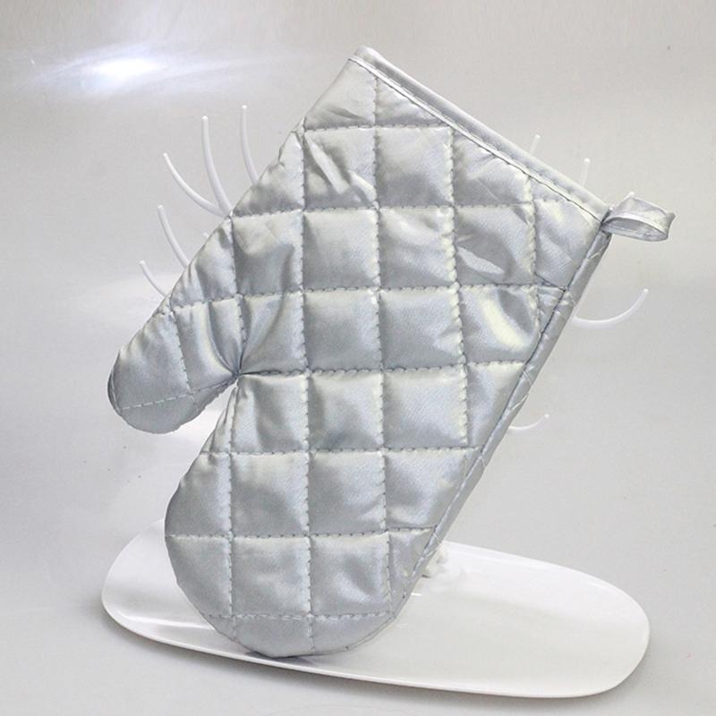 1 шт. утолщенные хлопковые перчатки для микроволновой печи, термостойкие и утепленные перчатки для выпечки в духовке, не допускающие ожогов рук