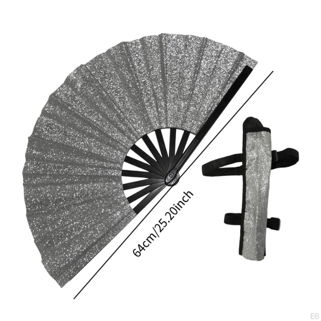 Китайский веер для кунг-фу с дизайном для концертов радиус 33 см