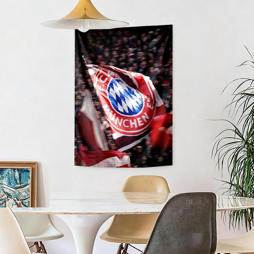 Bayern Munich Wall Decor Tapestry Art For Pet Memorial Birthdaywedding Party Backdrop Family Gift