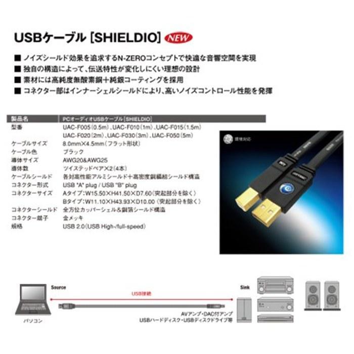 [Назначение] Аудио USB-кабель SHIELDIO 1 м UAC-F010
