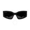 Balenciaga Gray Cat Eye Ladies Sunglasses Bb0321s 002 57
