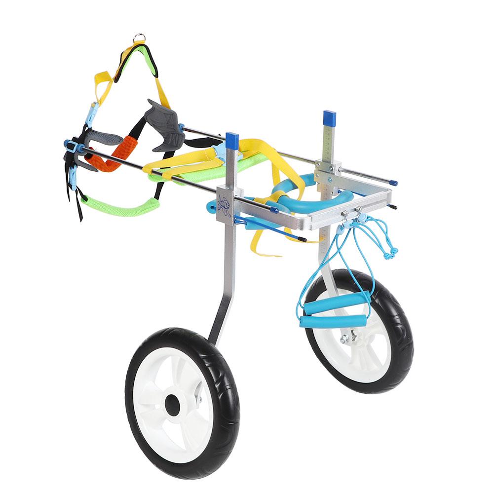 Двухколесная инвалидная коляска для домашних животных, инвалидная собака, вспомогательный автомобиль для реабилитации задних конечностей