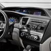 Для Honda Civic 9th Coupe/Sedan 2013 2014 2015 аксессуары из углеродного волокна салон автомобиля приборная панель наклейка на экран дисплея