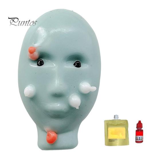 Игрушка для выдавливания прыщей Aliens Fidget Toy Многоразовая для детей и подростков, взрослых, для снятия стресса, мультяшная, для мужчин и женщин, игра для выдавливания прыщей на лице Aliens(Инструменты для наполнения не включены)