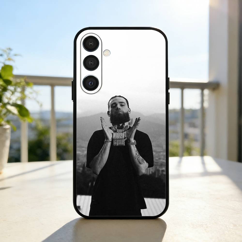 Rapper H-Hades 66 Phone Case For Samsung A73,A21s,A22,A31,A32,A52,A53,A71,A80,Soft Black Shell