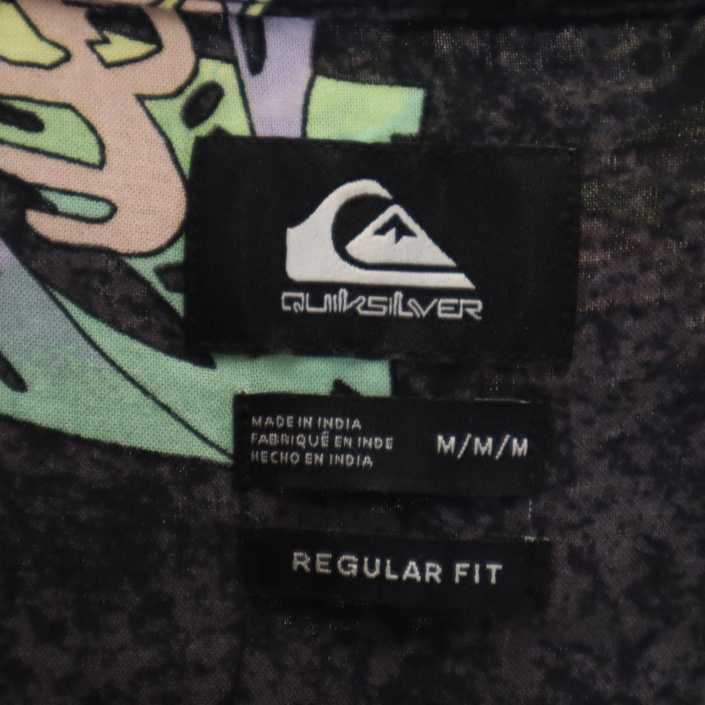 Quiksilver Общее ручка Футболка с коротким рукавом M Черный Мужская Б/У