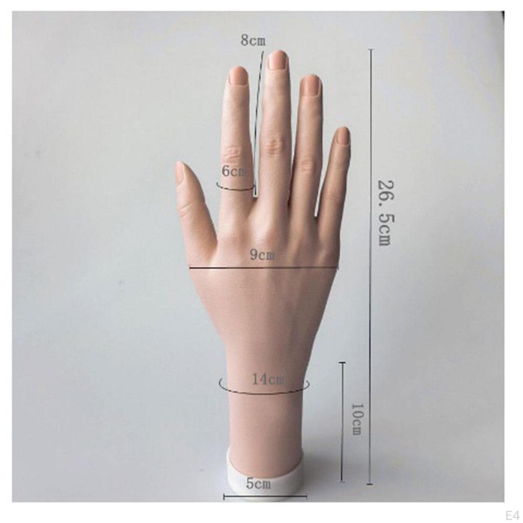 Женская модель руки поддельный легкий гибкий манекен для пальцев для реквизита для фотографий браслет