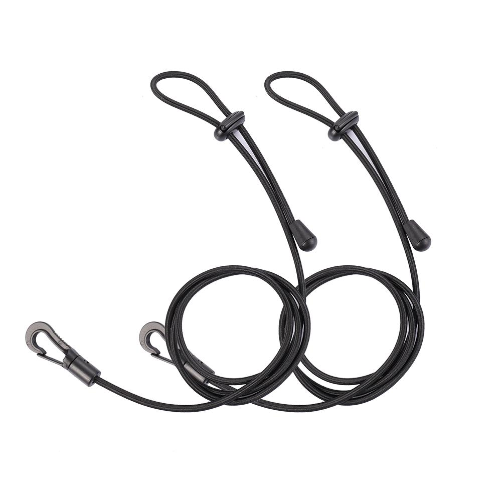 2 PCS Adjustable Kayak Safety Rod Leash Fishing Rod Paddle Leash Fishing