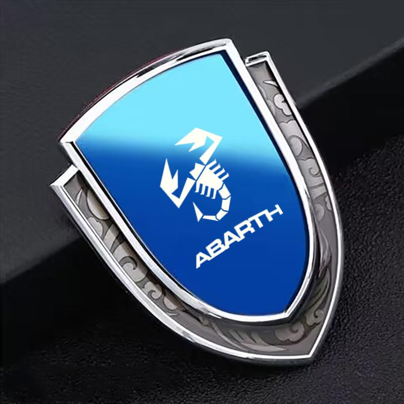 car stickers 3D metal accsesories auto accessory for abarth 695 595 500 competizione