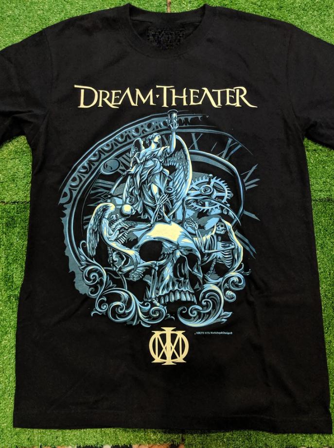 Винтажная Музыкальная Группа Dream Theater Футболка с коротким рукавом Черная S4XL Унисекс Рубашка AG297 Унисекс Футболка