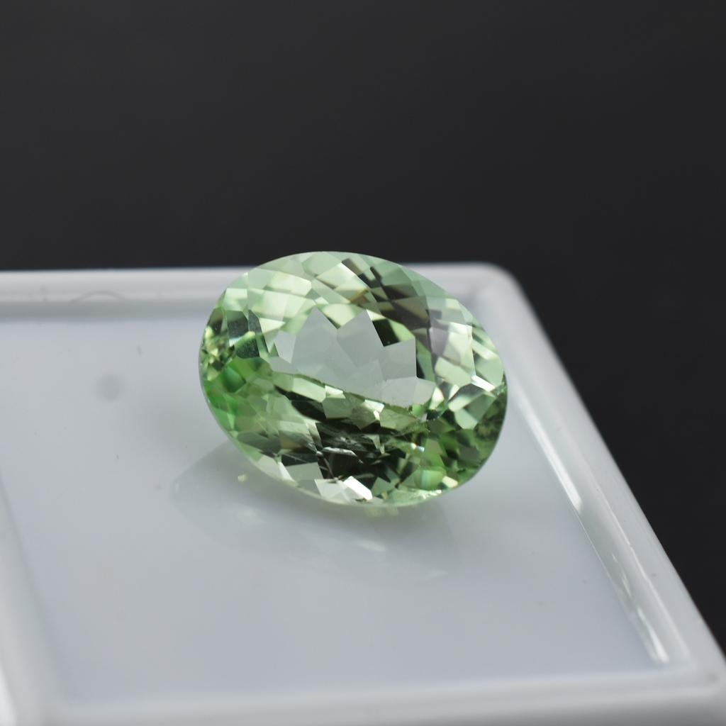 Rare Natural Bluish Green Sapphire 6.70 Ct Oval Certified Loose Gemstone