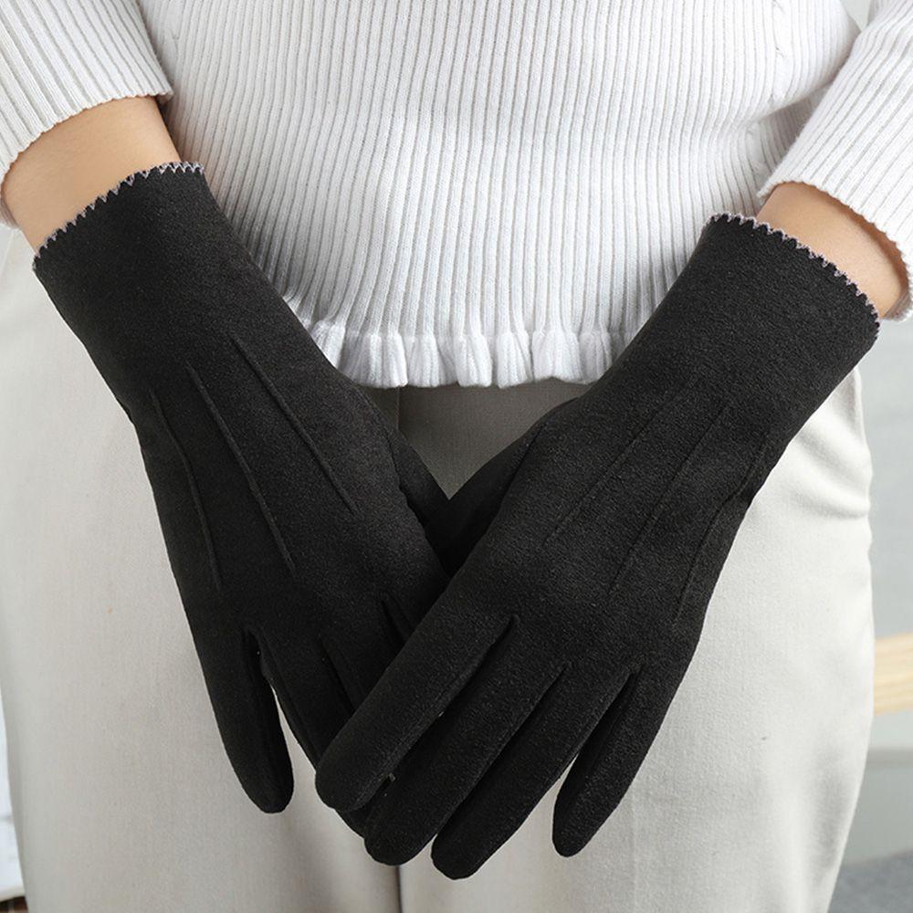 Женские зимние аксессуары однотонные варежки в корейском стиле женские перчатки теплые перчатки немецкий флис