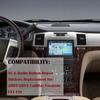 Ремонтные наклейки для кнопок кондиционера и радио, совместимые с Cadillac Escalade EXT ESV 2007-2014 годов, наклейка для ремонта кнопок климат-контроля и мультимедийного радио
