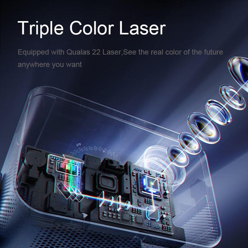 Hisense Vidda C2S 4K UHD тройной лазерный проектор RGB для домашнего кинотеатра 3840x2160 Видео 3D-проектор Hisense 4k проектор C2S