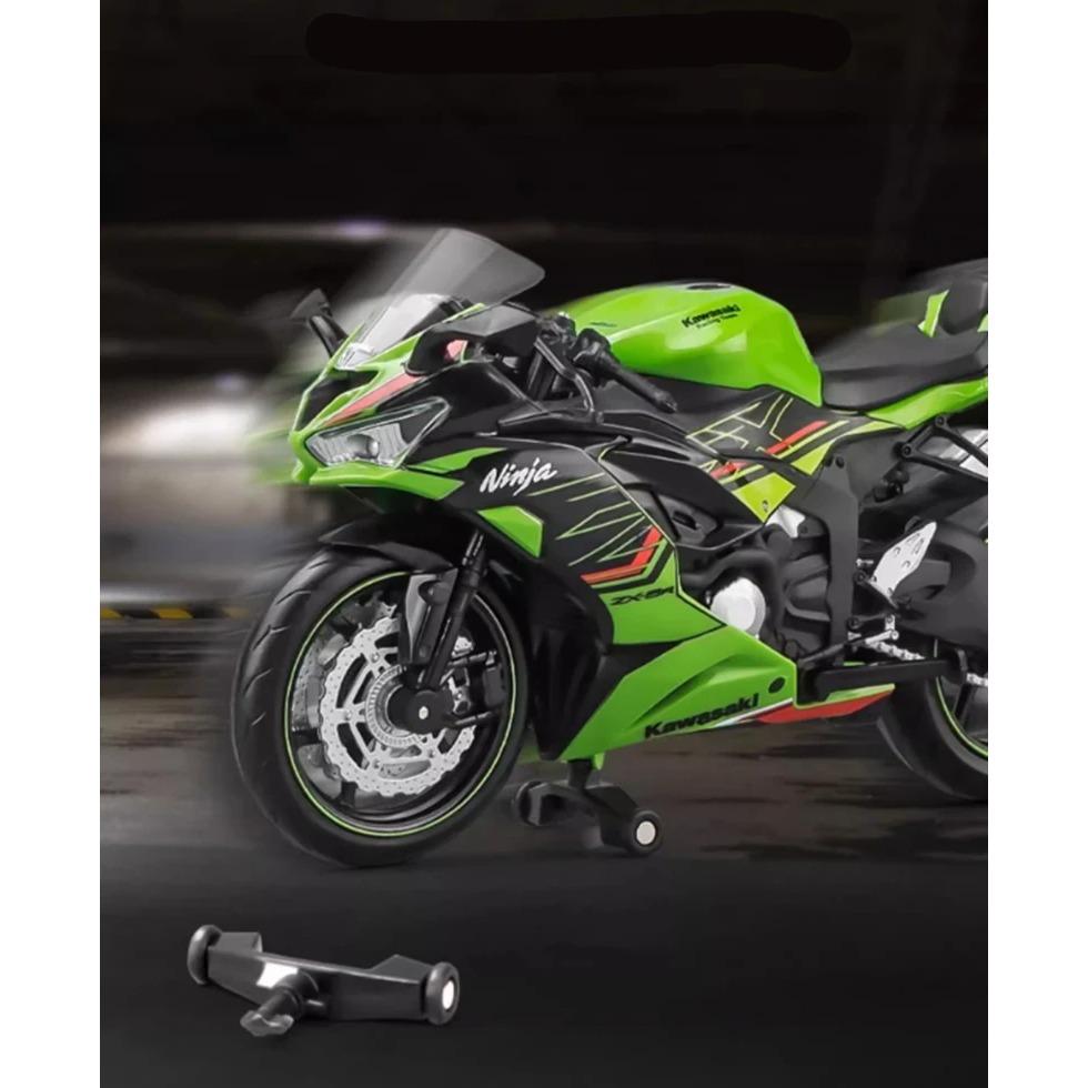 1/12 Kawasaki Ninja ZX-6R гоночный кросс-кантри мотоцикл модель имитация металл уличная модель мотоцикла коллекция детские игрушки подарок