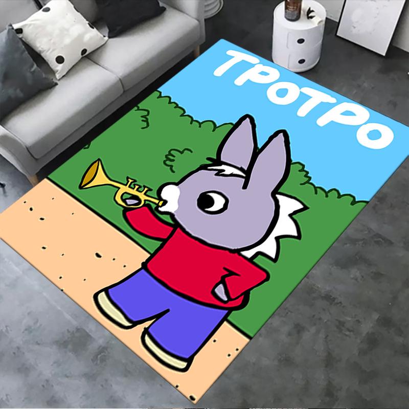 2025 New Trotro Carpet Rug for Living Room Bedroom Home Sofa Decoration,Kids play Non-slip Floor Mat229