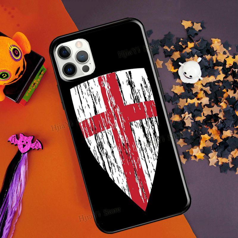 Герб Тамплиеров Для iPhone 13 12 mini 11 Pro Max Чехол Для iPhone XR X XS Max 6S 7 8 Plus SE 2020 Coque