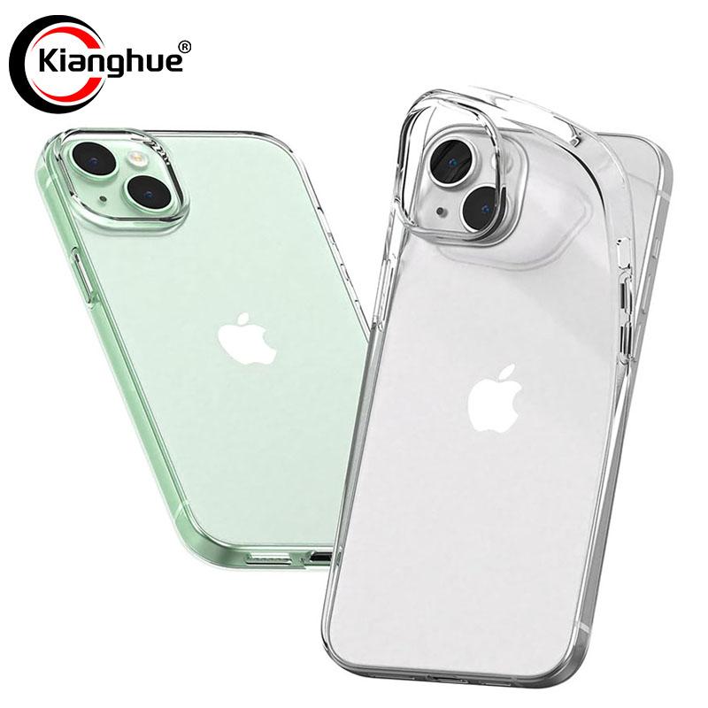 Прозрачный силиконовый мягкий чехол для iPhone 15 14 Plus 13 12 Mini 11 Pro Max прозрачная ультратонкая задняя крышка 11 12 13 14 15 Pro Max