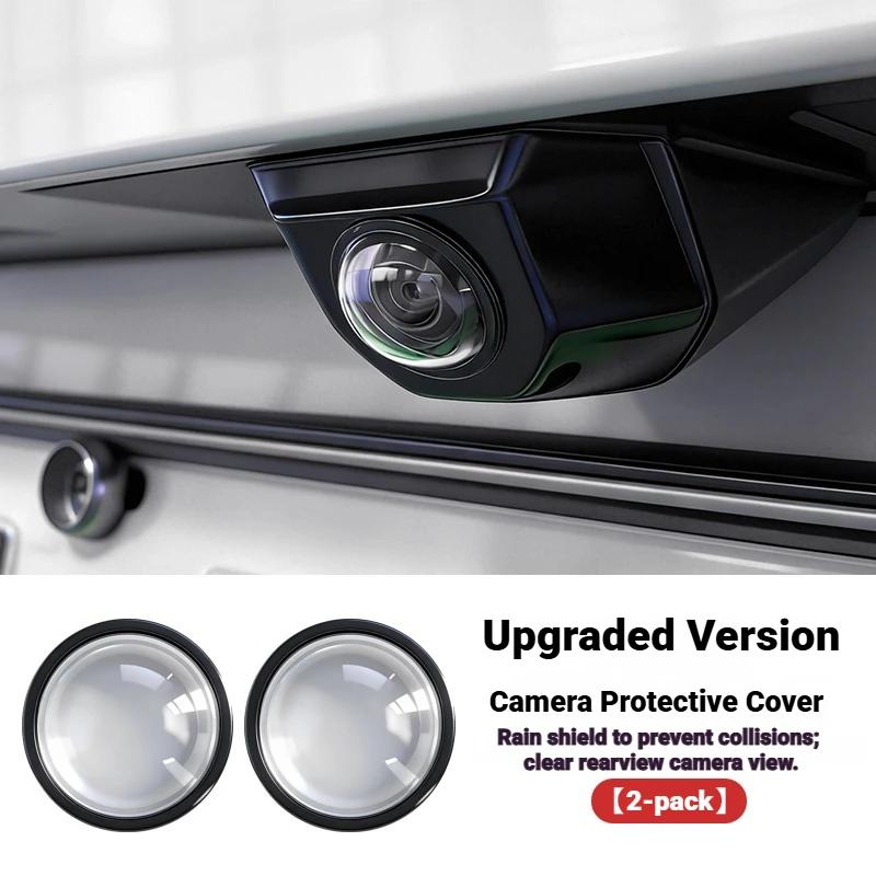 Front Bumper Camera Lens Guard PC Protector For Tesla Cybertruck / Tesla Model Y Juniper/ Model S / 3 2025 Lens Protection Cover