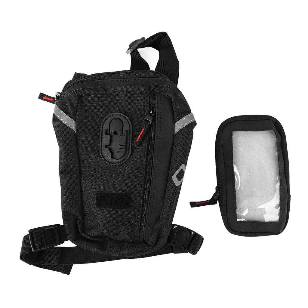 Велосипедная сумка для ног, водонепроницаемая, большой емкости, съемный карман для телефона с сенсорным экраном, поясная сумка для езды