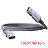 USB 2.0 Extension Cable Weaving Data Sync Wire Line Male/Female to Male Connectors Cord for Game Controller Mouse
