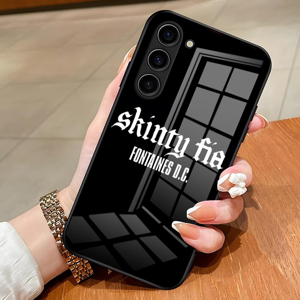 Popular Rock Band F-Fontaines Dc Phone Case For Samsung S26 S25 Edge Ultra S23 S22 S21 S20 Ultra Plus S24 Fe A54 A53 A25 Glass