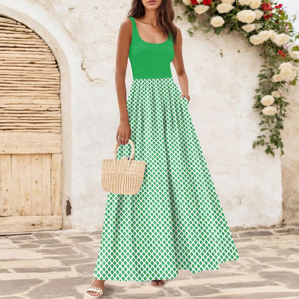 Women's Flowing Dresses Women's Summer Dresses Casual Long Dresses Cute Floral Long Dresses
