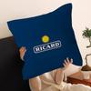 R-Ricards Logo Pillow Covers Cartoon Sofa Decorative Home Double-Sided Printing Short Plush Cute Cushion Cover